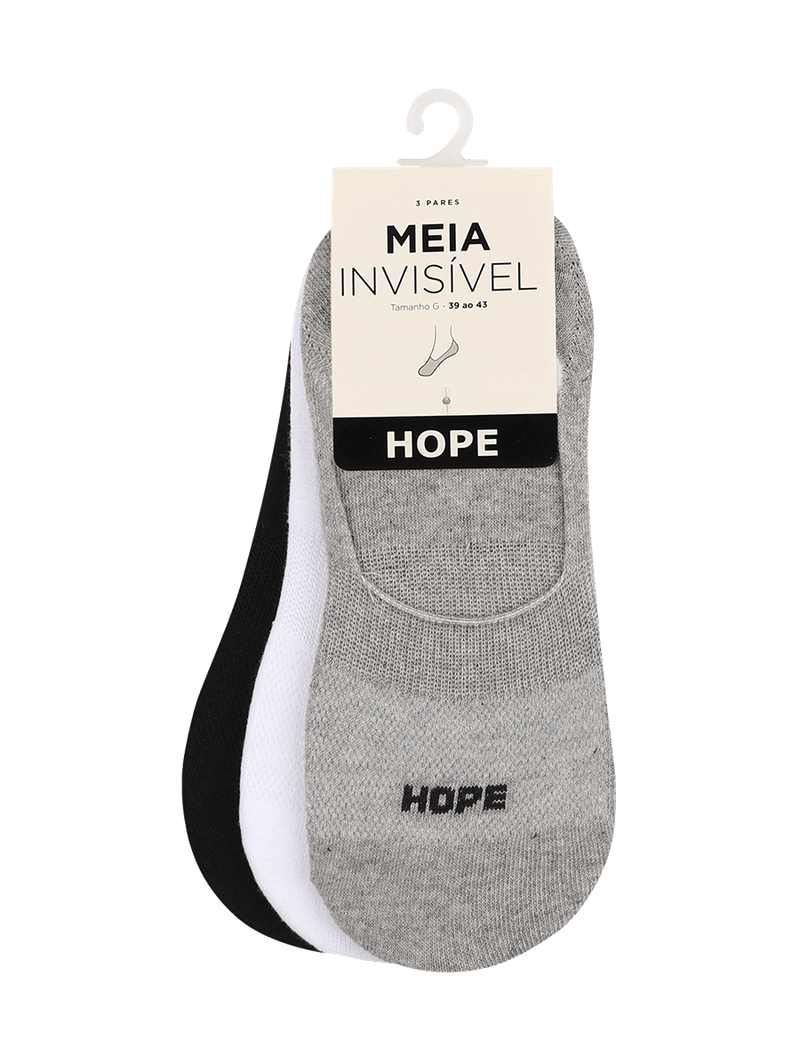 Kit 18 Pares de Meias Sapatilhas Invisível UNISSEX Adulto Sortidas