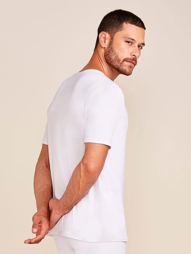 Kit 5 Camisetas Brancas Masculina Algodão Super Premium