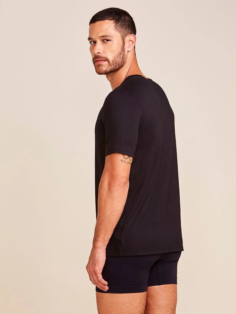 Kit 5 Camisetas Pretas Masculina Algodão Super Premium