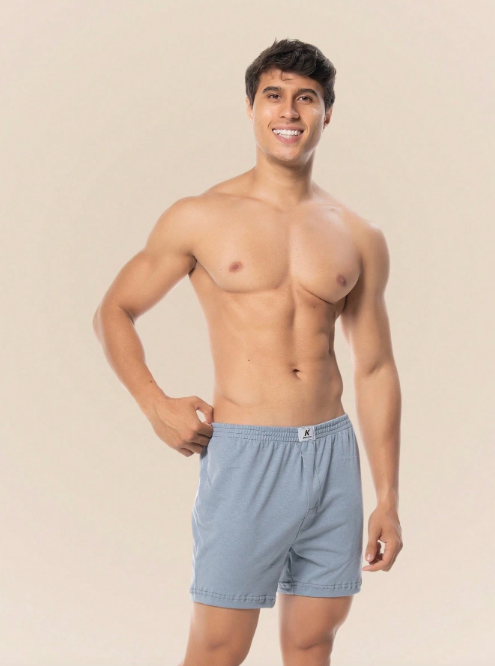 Cueca Samba Canção Masculina 100% Algodão Preta