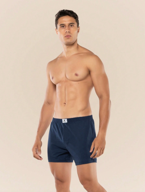 Cueca Samba Canção Masculina 100% Algodão Preta