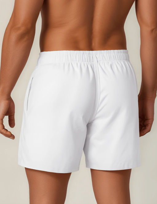 Short Bermuda Masculino Moda Praia Tecido Premium Laranja